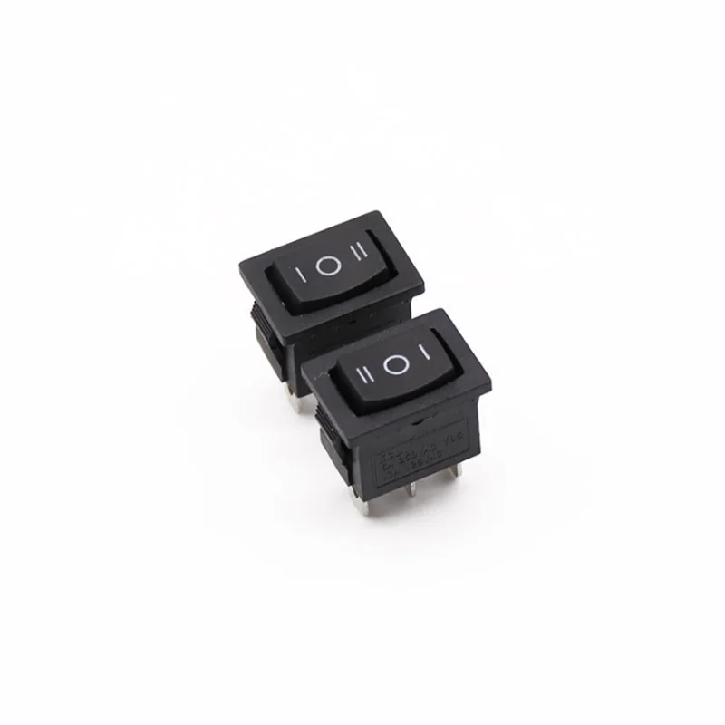 1 шт. KCD1 Мини Черный 3 Pin / 6 pin Кнопка ВКЛ/ВЫКЛ/вкл кулисный переключатель