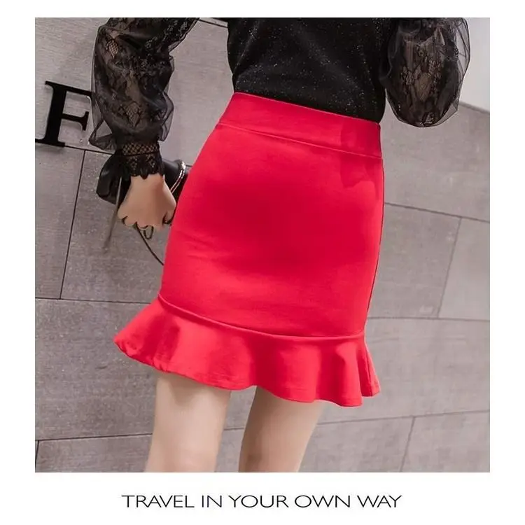

Woolen Women Skirts 2020 Spring and Autumn Ladies Skirts New High Waist Empire Floral Women Summer Skirts