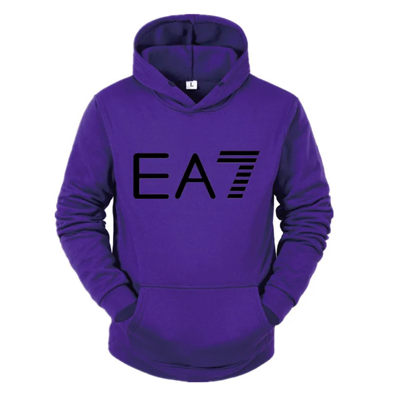 

2021 new creative sexy men and women leisure sports hoodie E7solid color print outdoor sports hoodie