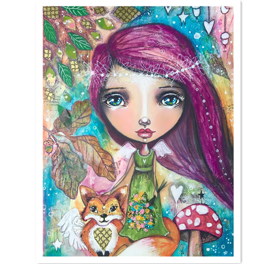 

Cartoon girl Painting By Numbers For Adults DIY Kits HandPainted On Canvas With Framed Oil Picture Drawing Coloring By Number