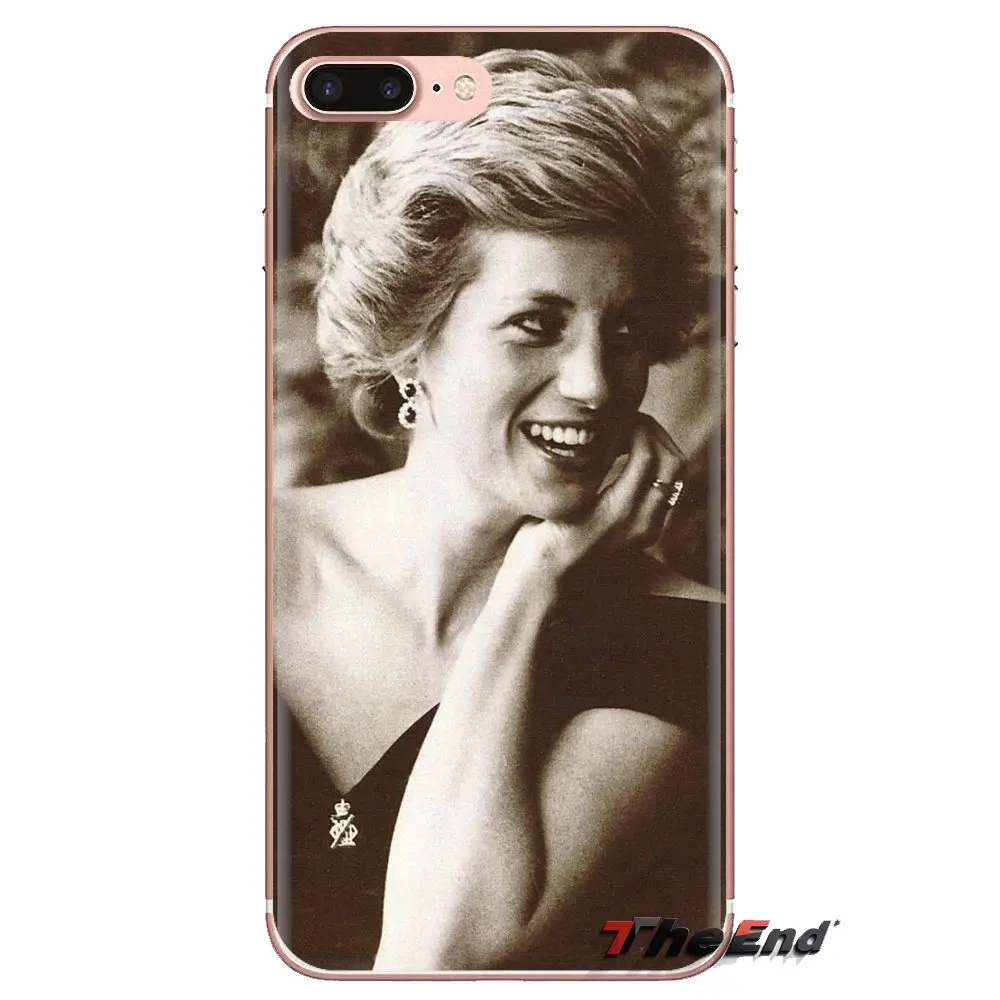 TPU Cases Diana Spencer Norfolk UK Pattern For iPhone XS Max XR X 4 4S 5 5S 5C SE 6 6S 7 8 Plus Samsung Galaxy J1 J3 J5 J7 A3 A5 |