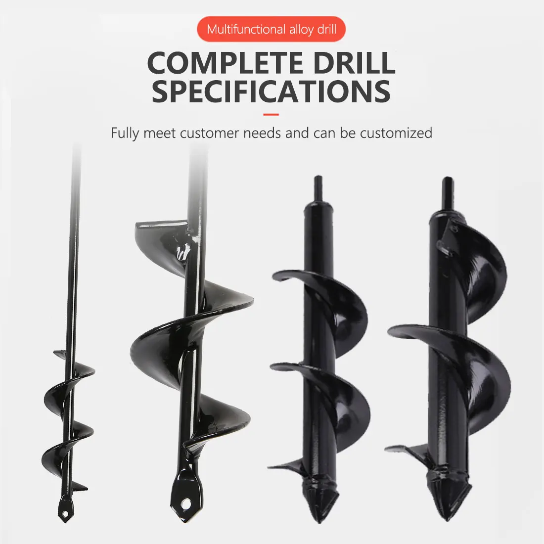 

Garden Auger Spiral Earth Drill Bit Planter Hex Tree Planting Hole Digger Tool