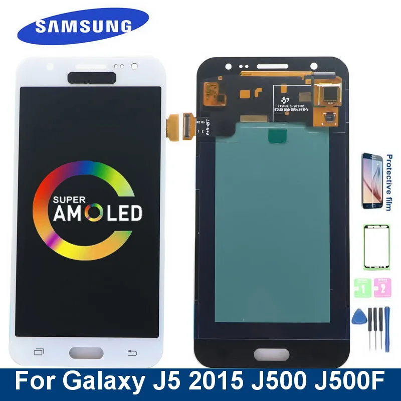 ЖК-дисплей Super AMOLED для Samsung Galaxy J5 2015 J500 J500F J500FN J500H J500M с сенсорным экраном и