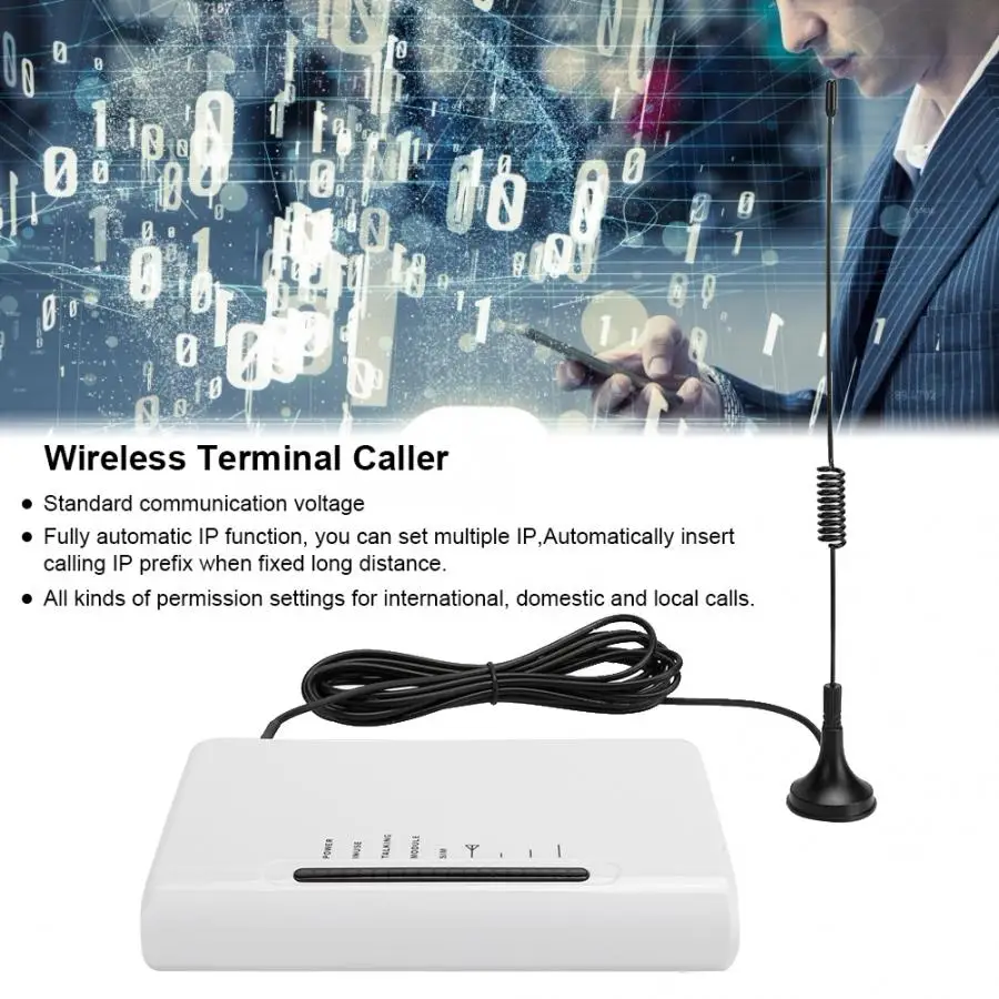 4G Fixed Wireless Terminal Platform for SIM Phone Caller No Screen North America Version EC25-AF 100-240V US Plug | Мобильные