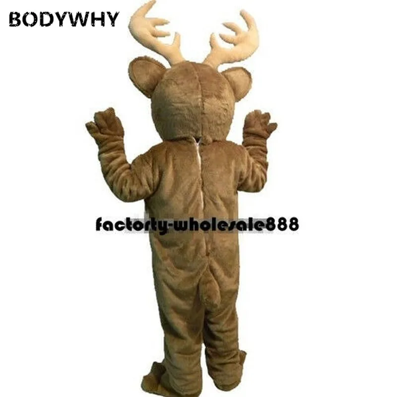 

Christmas Deer Mascot Costume Adults Size Deer Fancy Dress Bithday Party Game Birthday Cartoon Character Mascot Costume Gift