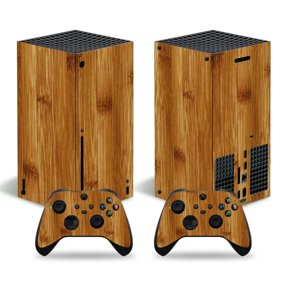 Виниловая наклейка из ПВХ для игровой консоли Xbox серии X + 2 контроллера|Наклейки| |