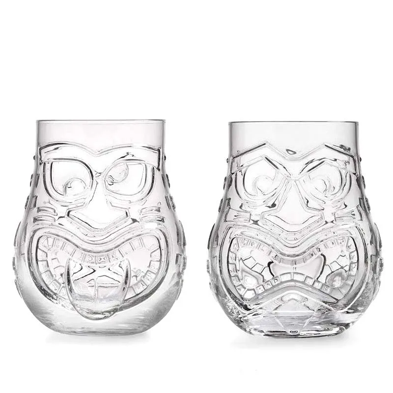 Стиль 500 мл(16,5 унций) Премиум Tiki стеклянные стаканы для сока Tiki glass