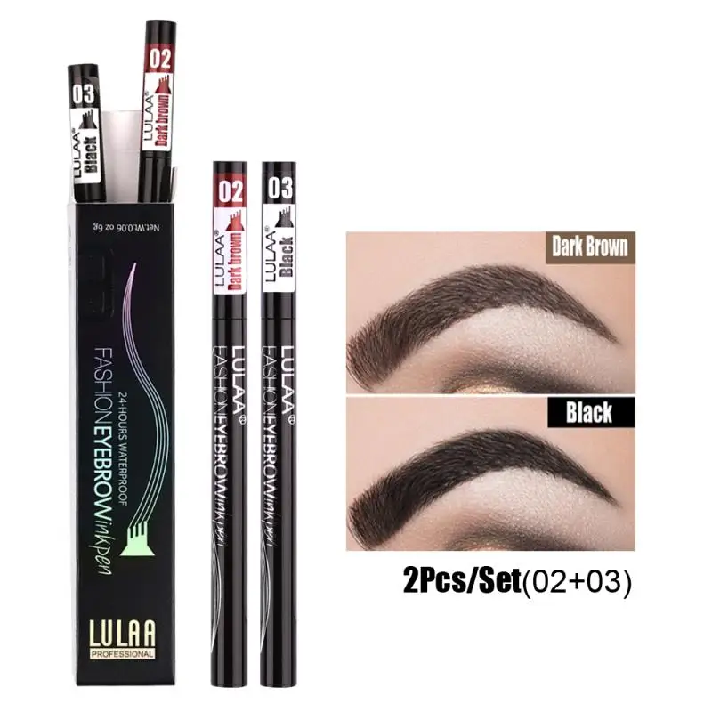 2 шт. Профессиональный мануального татуажа бровей микро лезвия для тату ручка 4