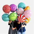 10 шт. 18 дюймов красочные леденцов, воздушный шарик из фольги в форме ветряная мельница воздушный шар с гелием детских празднований дня рождения Свадебная вечеринка украшения Globos