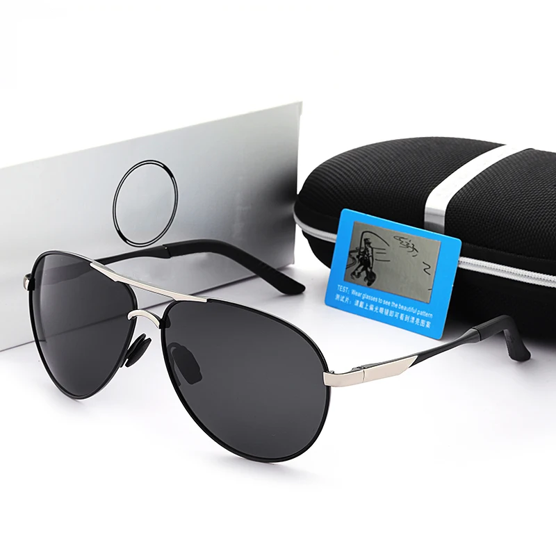 Очки авиаторы Мужские поляризационные в металлической оправе UV400 563|Мужские