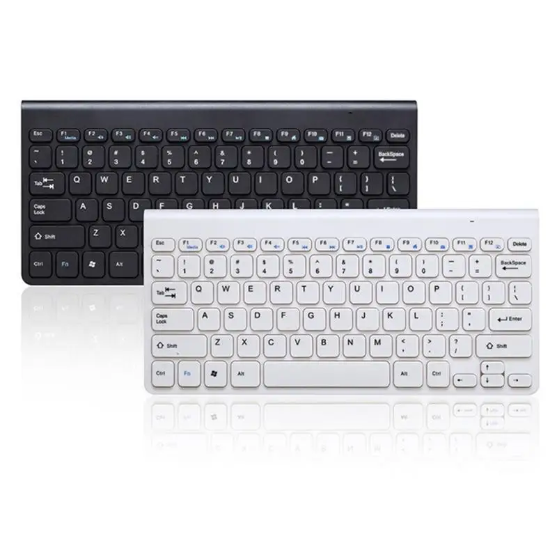 

New 2.4GHz Slim Wireless Keyboard Wireless Mouse Mini Multimedia Keyboard Mouse Combo Set for Notebook Laptop Desktop PC