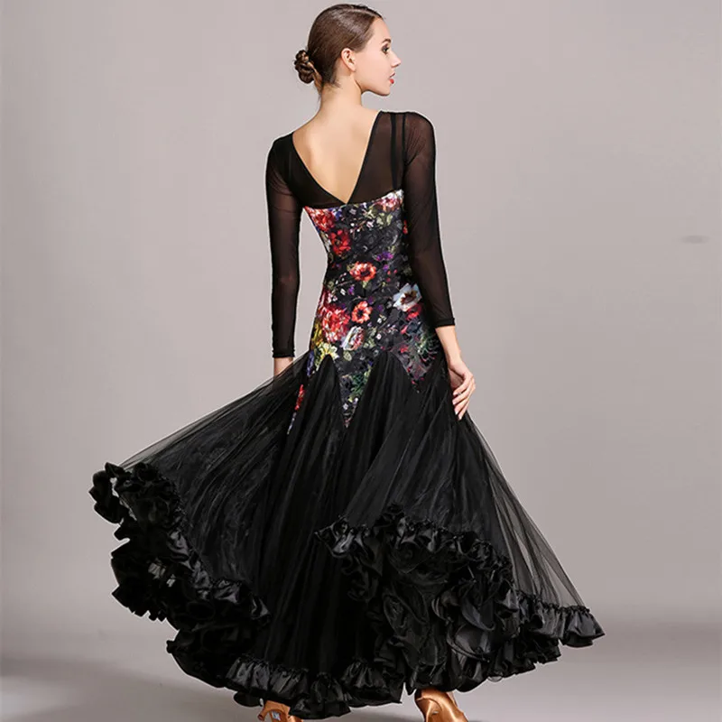 4 цвета зеленые стандартные женские танцевальные платья для бальных танцев