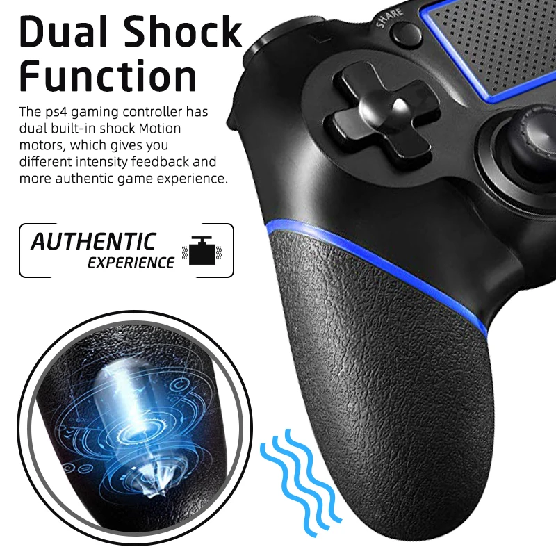 Pictek USB проводной геймпад контроллер для PlayStation 4 PS3 Джойстик Геймпад с двойной