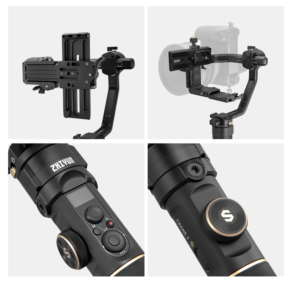 ZHIYUN Crane 2S Pro Camera Handheld Stabilizer Gimbal for DSLR Mirrorless Camera...