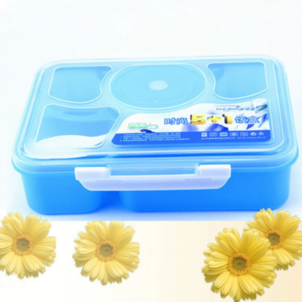Коробка Hinmay Bento пластиковая коробка для ланча с 5 отделениями безопасная