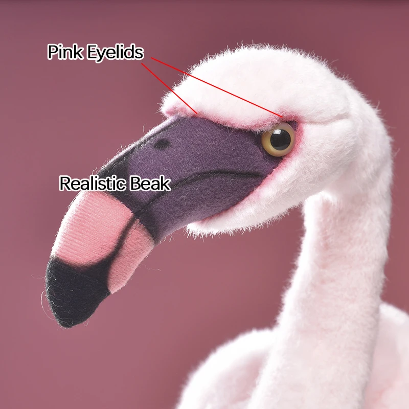 1 шт. 37 см Плюшевые игрушки Фламинго Мягкая кукла мягкая птица розовая детские