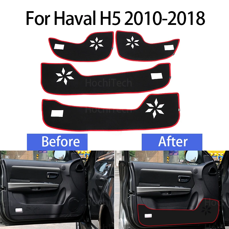 

Protection Carpet Door Inside Guard Side Edge Cover for Haval H5 2010-2018 Car Door Anti Kick Pad Sticker Accessories