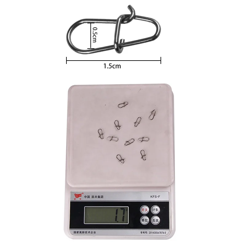 50 шт./пакет Нержавеющая сталь крюк быстрая защелка Замковая оснастки