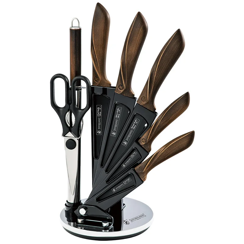 

Set of Kitchen Knives Meat Knife Chef Knife Multi Dough Knife Premium Kitchen Stand Utensils Sets Japan Kitchen Knife GIFT BOX