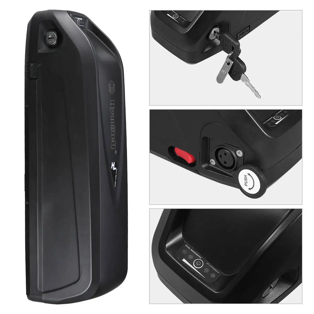 

[EU Direct]HyaniteQ E-bike Battery 48V 13Ah Lithium Li-ion Battery Power Battery Charger For Electric Bicycle Rechargeable Motor
