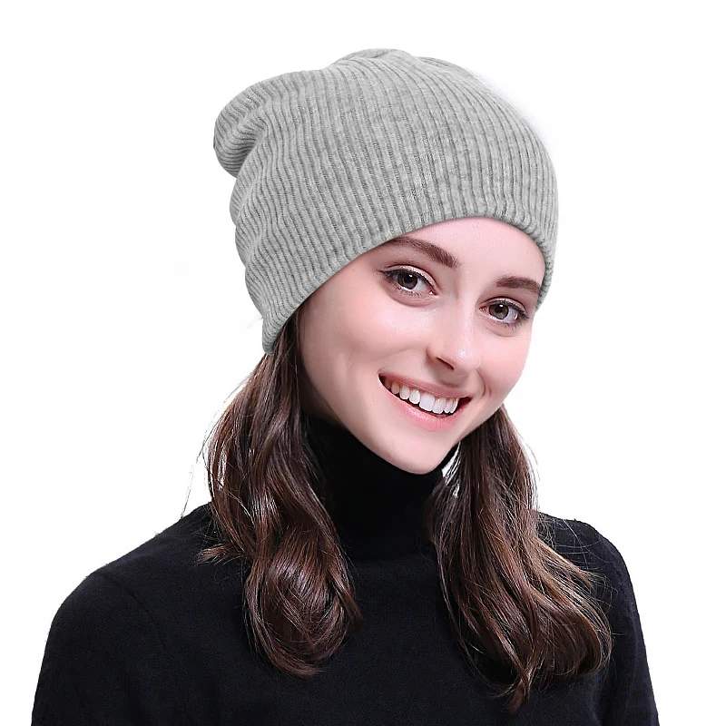 Geebro женские модные эластичные ребристые облегающие шапки мужские зимние осенние