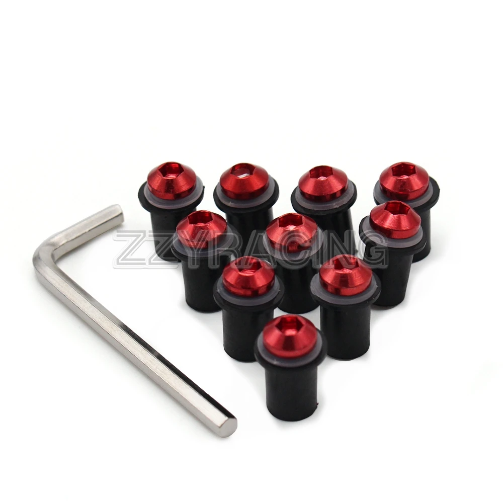 Болты ветрового стекла винты гайки и шайбы для Kawasaki ZX9R 2000 2001 2002 2003 послепродажное