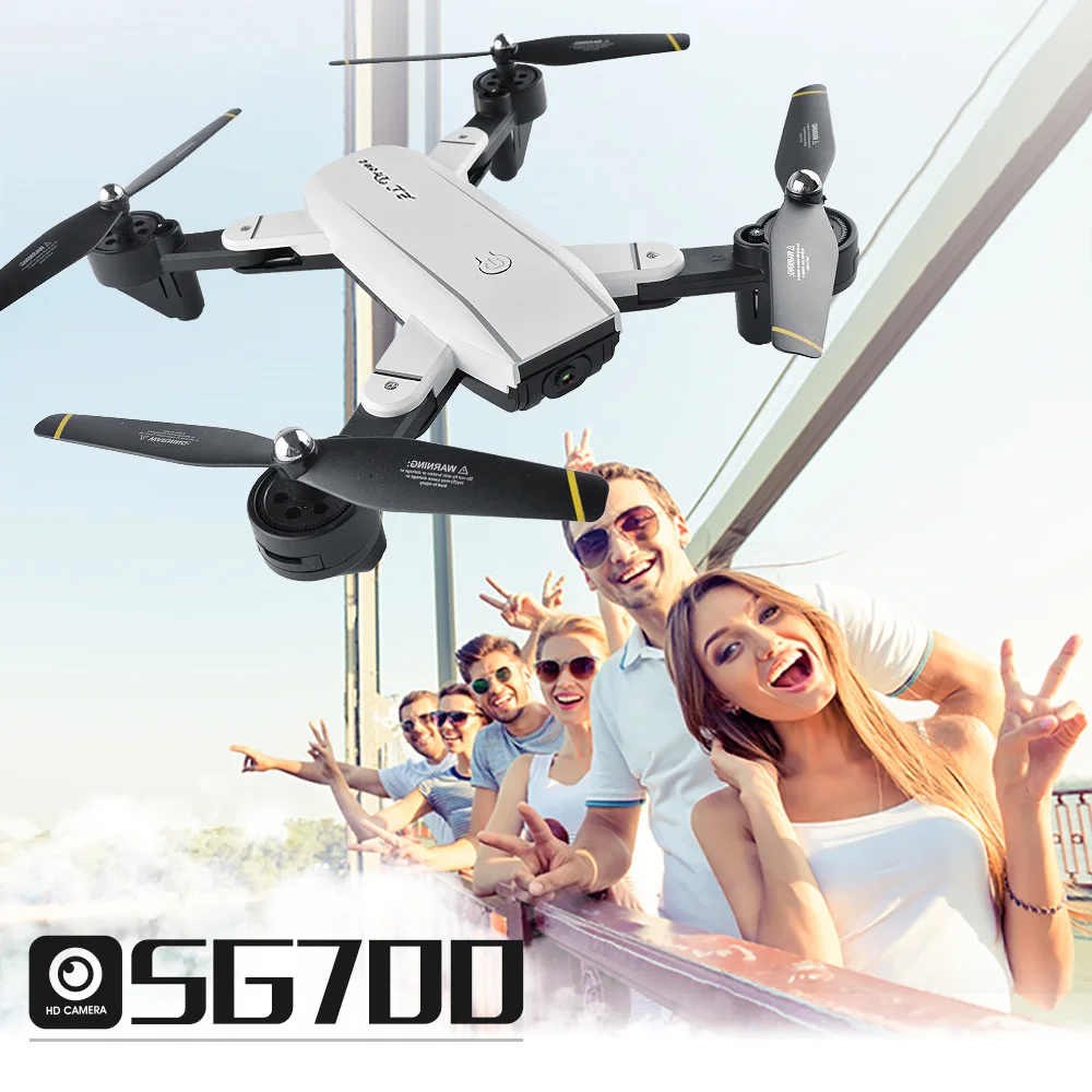 

SG700 RC Drone With 0.3MP / 2.0MP Camera Wifi FPV Foldable 6-Axis Gyro Altitude Hold Headless RC Quadcopter Helicopter