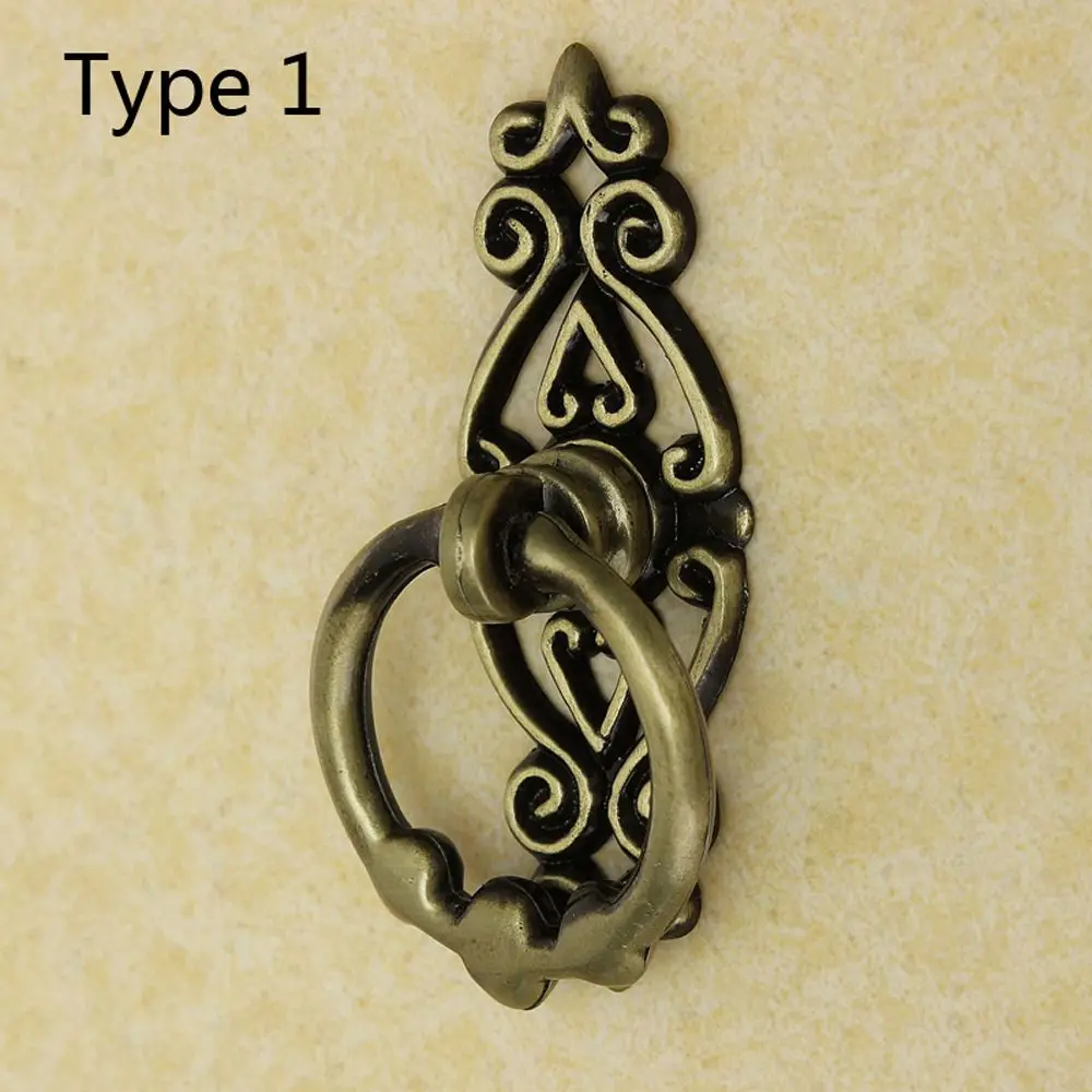 Винтажный круглые ручки для шкафа На ящики с одним отверстием дверной ящик