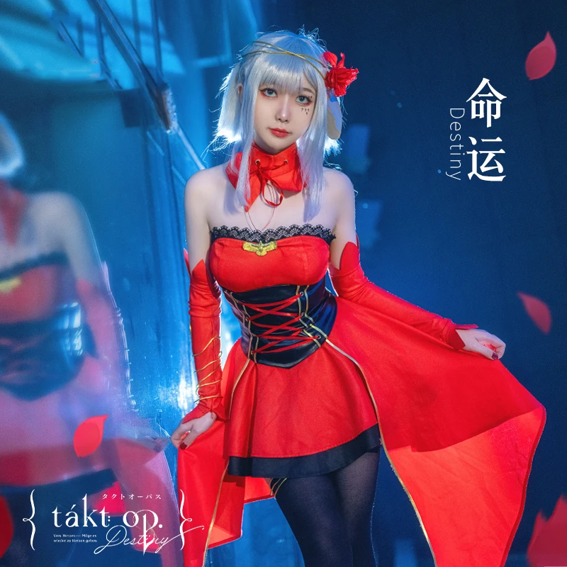

Anime takt op.Destiny Cosplay Costume Costume Halloween Carnival Birthday Cosplay Party Dress Takt op. Destiny Cosplay Wig Hair