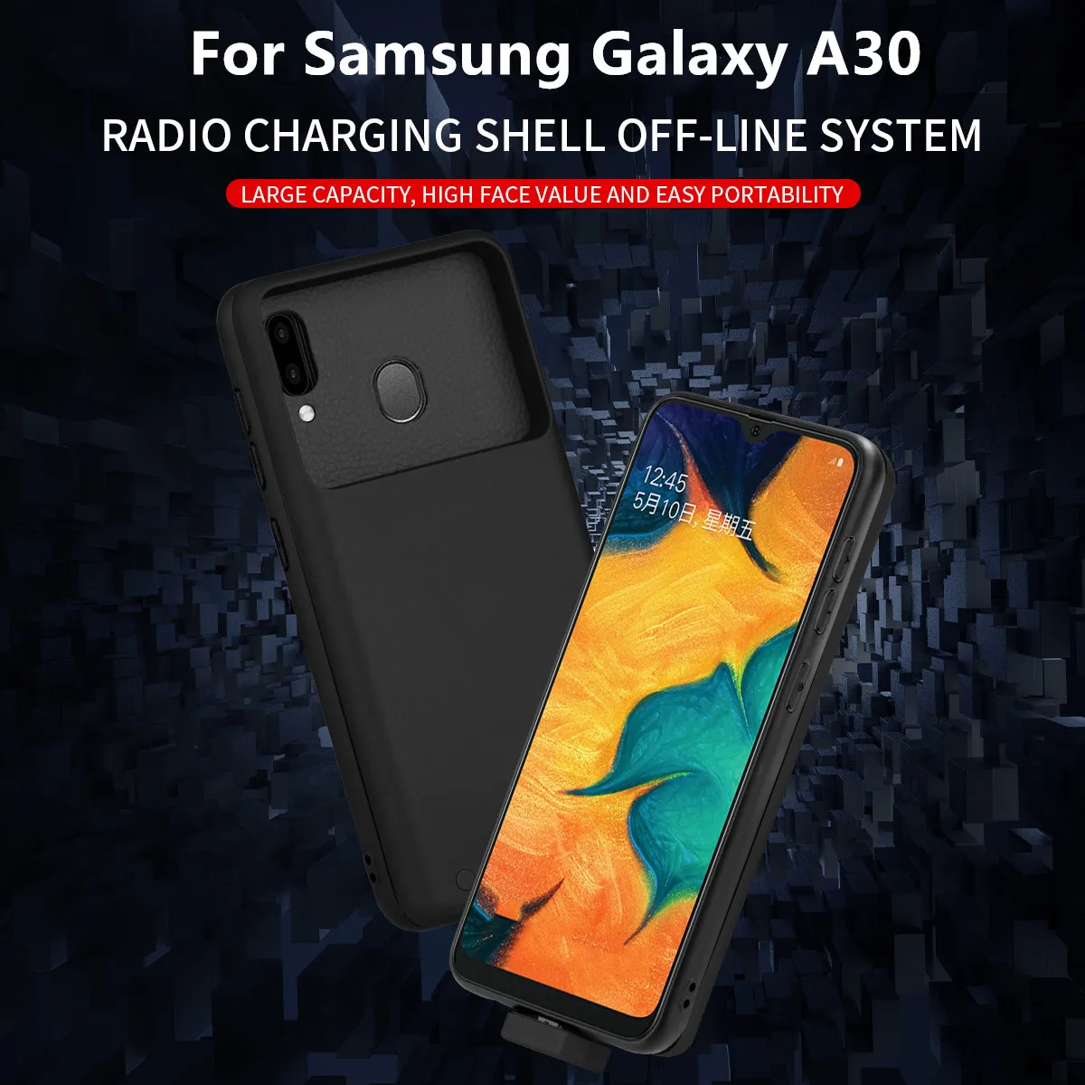 Чехол для зарядного устройства для samsung Galaxy A30, высококачественные Чехлы для питания, 7000 мАч, Внешний чехол-аккумулятор