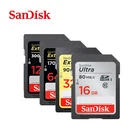 Карта памяти SanDisk Extreme Pro SDHCSDXC, флеш-карта 512 ГБ 256 ГБ 128 Гб 64 ГБ 32 ГБ, Class10 U1 U3 4K 16 Гб для камер