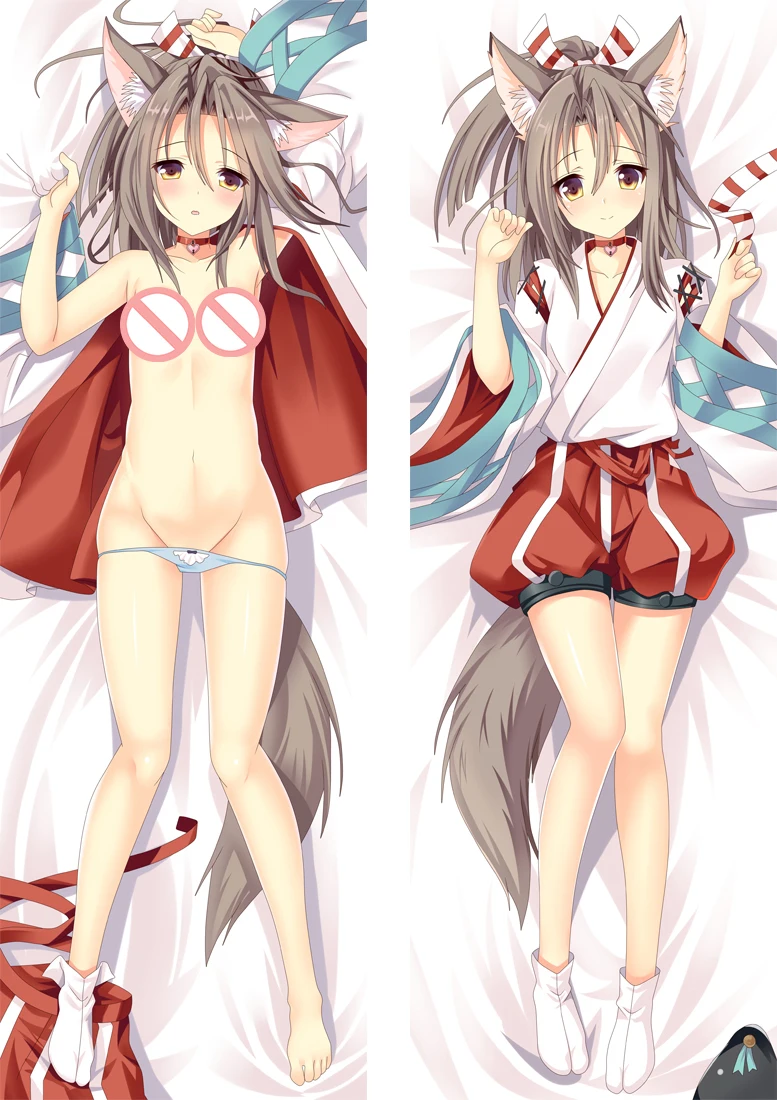 S27 Аниме Kantai Коллекция Dakimakura Чехол Kancolle Kirishima персонажи Shimakaze Bolster чехол Ikazuchi& Inazuma Hugs чехол для подушки - Цвет: S27