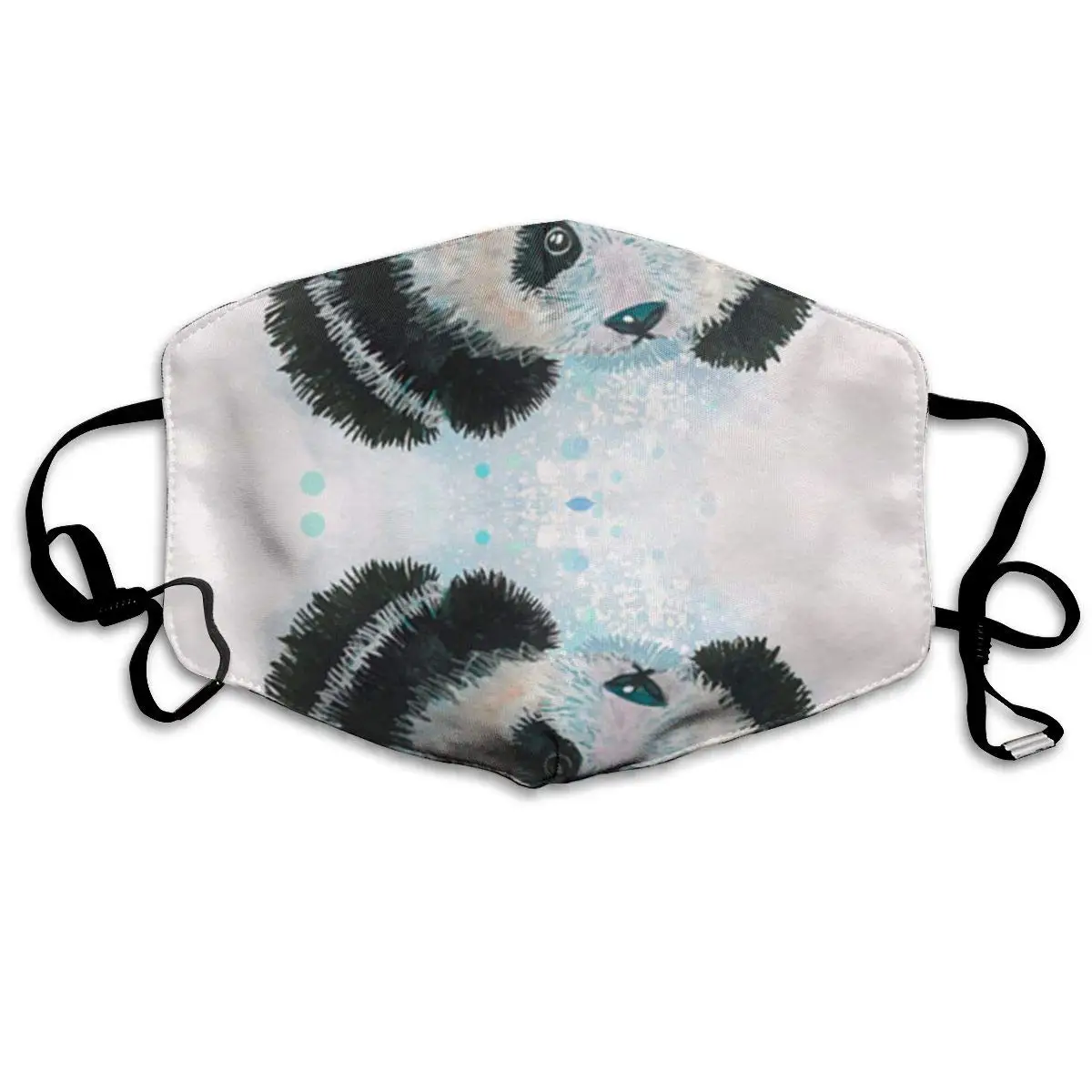 

Face Cloths Anti-Dust Mouth Cover Awesome Watercolor Panda Washable And Reusable Cloth Warm Windproof For Women Men Boys Girls