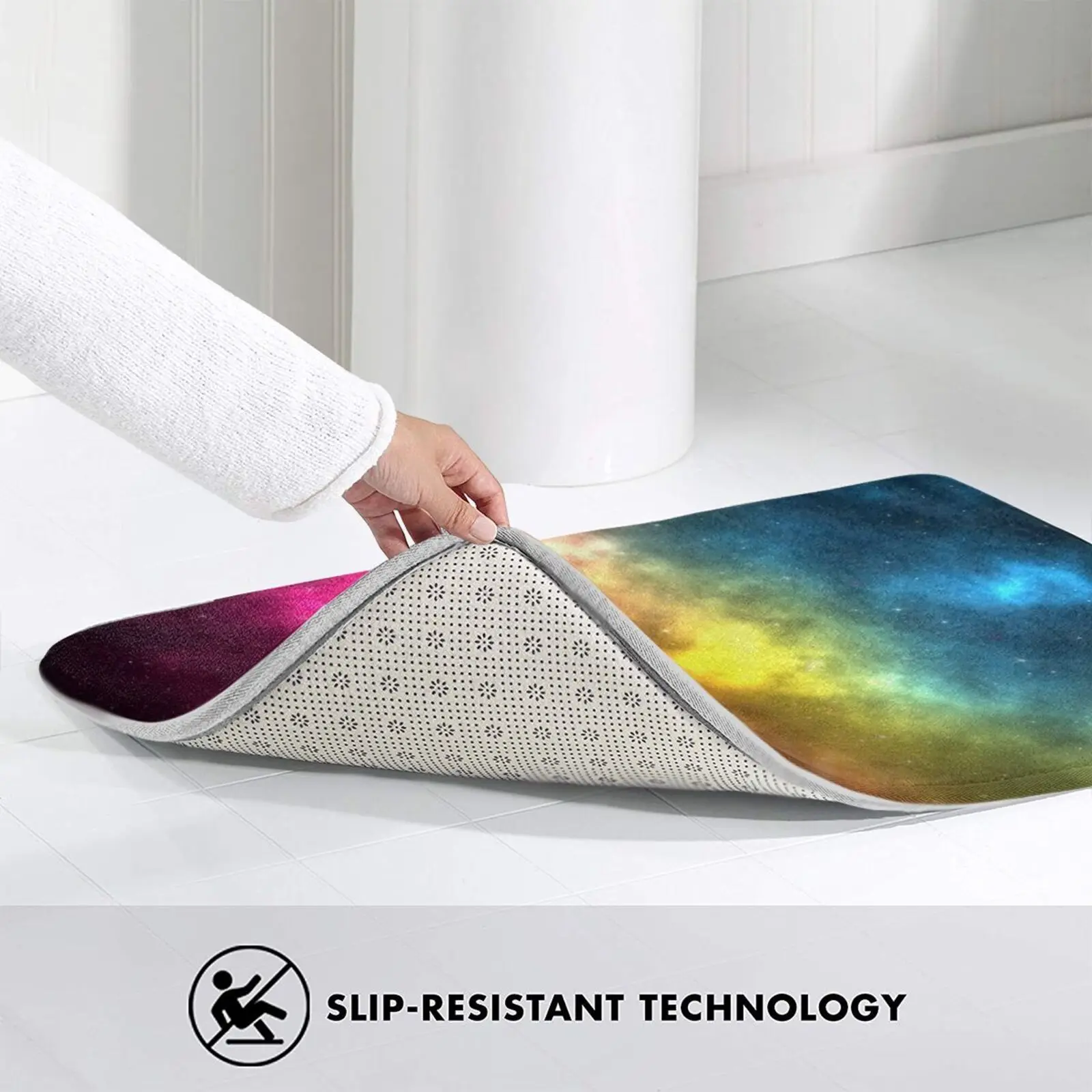 

Pansexual Pride Galaxy Carpet Mat Rug Cushion Soft Non - Slip Pansexual Pansexual Pansexual Pride Pan Pride Pansexual