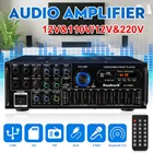 Стереоусилитель SUNBUCK, 2000 Вт, bluetooth, USB, SD, AMP, FM, DVD, AUX, ЖК-дисплей, дистанционное управление для домашнего кинотеатра, караоке