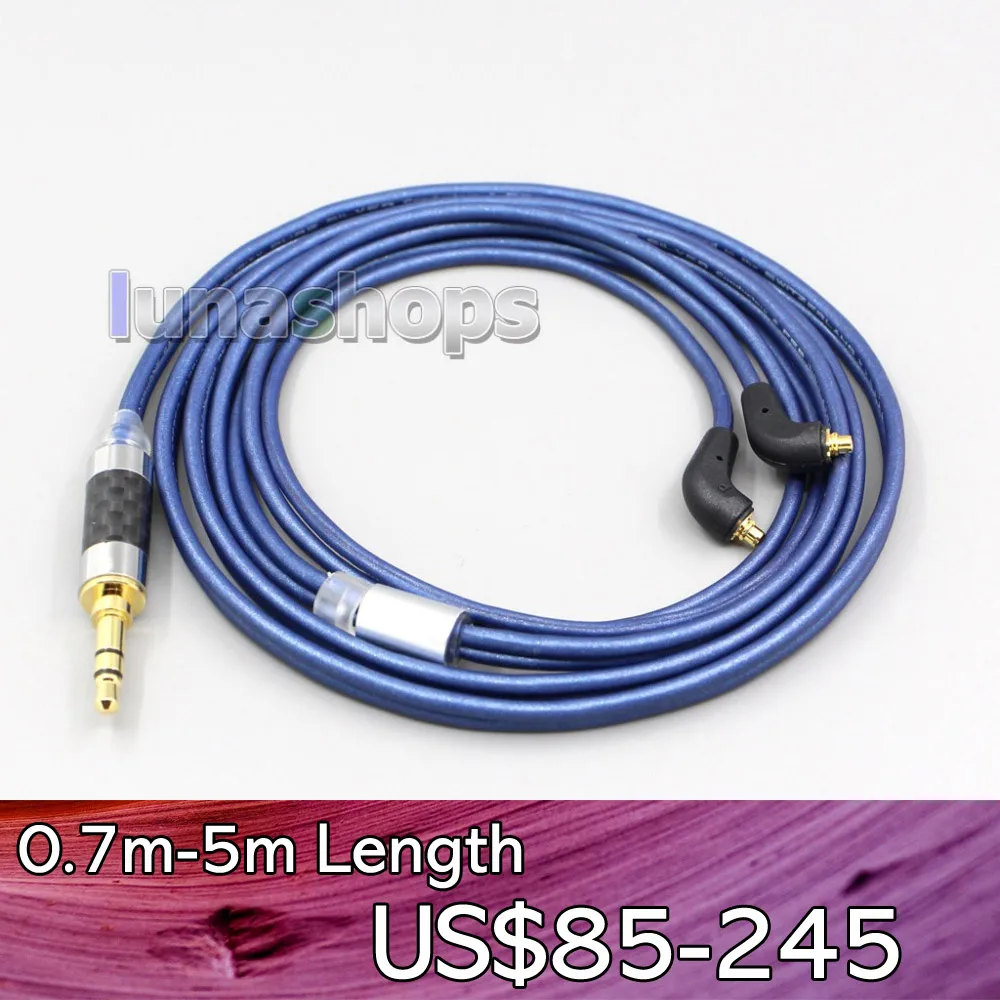 LN006813 2 5 мм 4 XLR 3 Высокое разрешение 99% чистый Серебристые наушники кабель для Etymotic