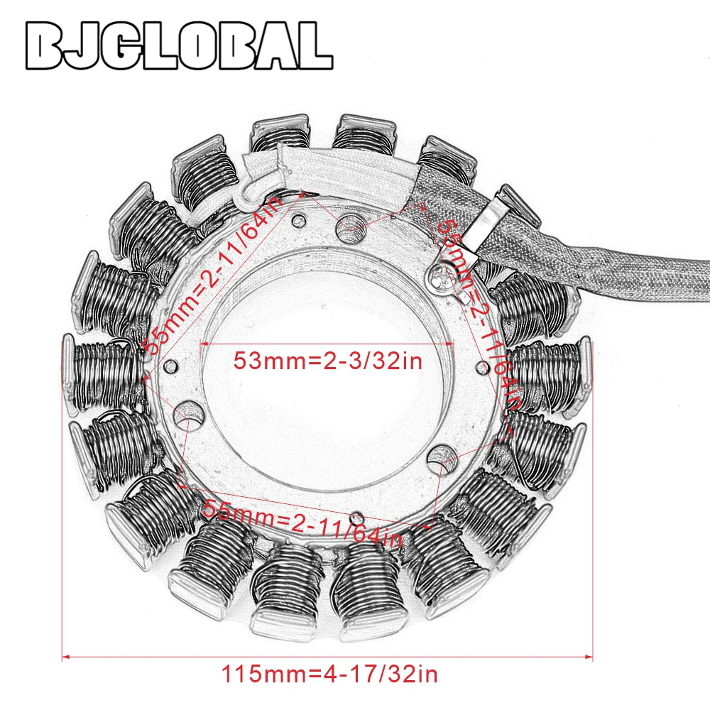 

Generator Stator Magneto Ignition Coil For Kawasaki KVF750 Brute Force 750 4X4i Real tree APG HD KRF 750 Teryx 750 FI 4X4 Sport