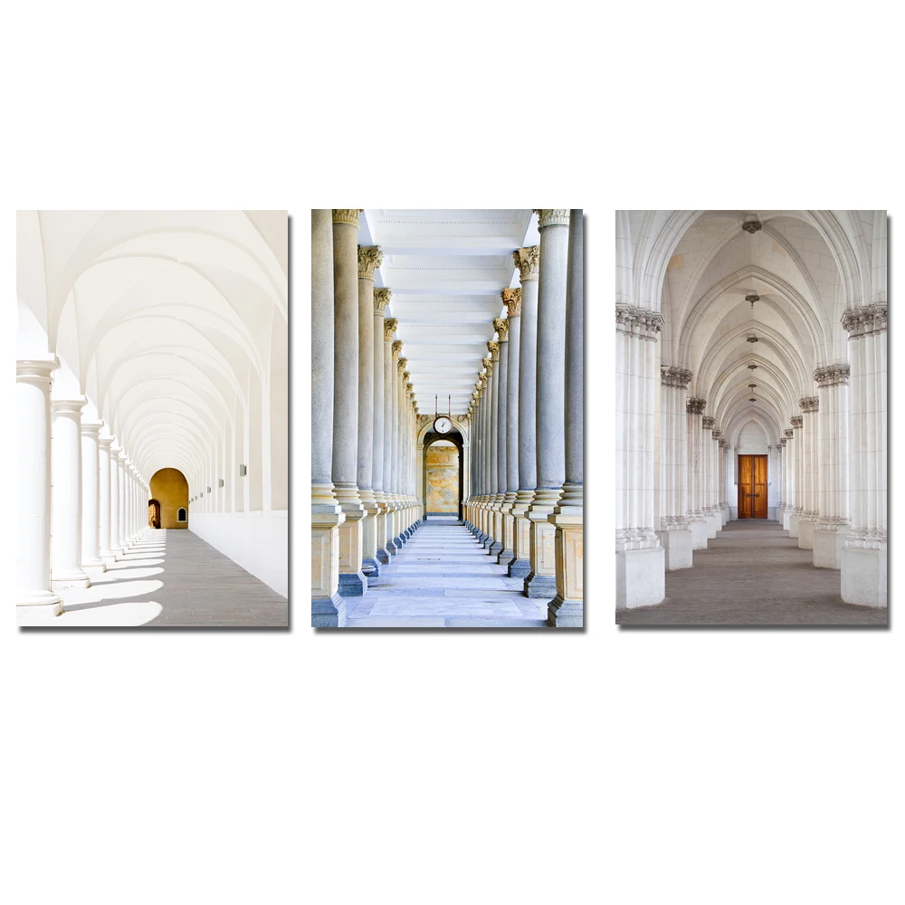 Картина на холсте арки исламские принты плакаты Марокканская Арка мусульманская