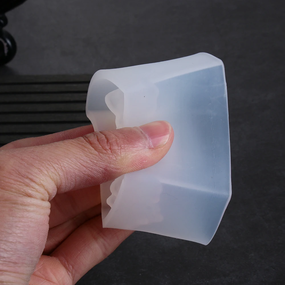 1 шт. прозрачная УФ-отверждаемая эпоксидная смола силиконовая форма кубическая