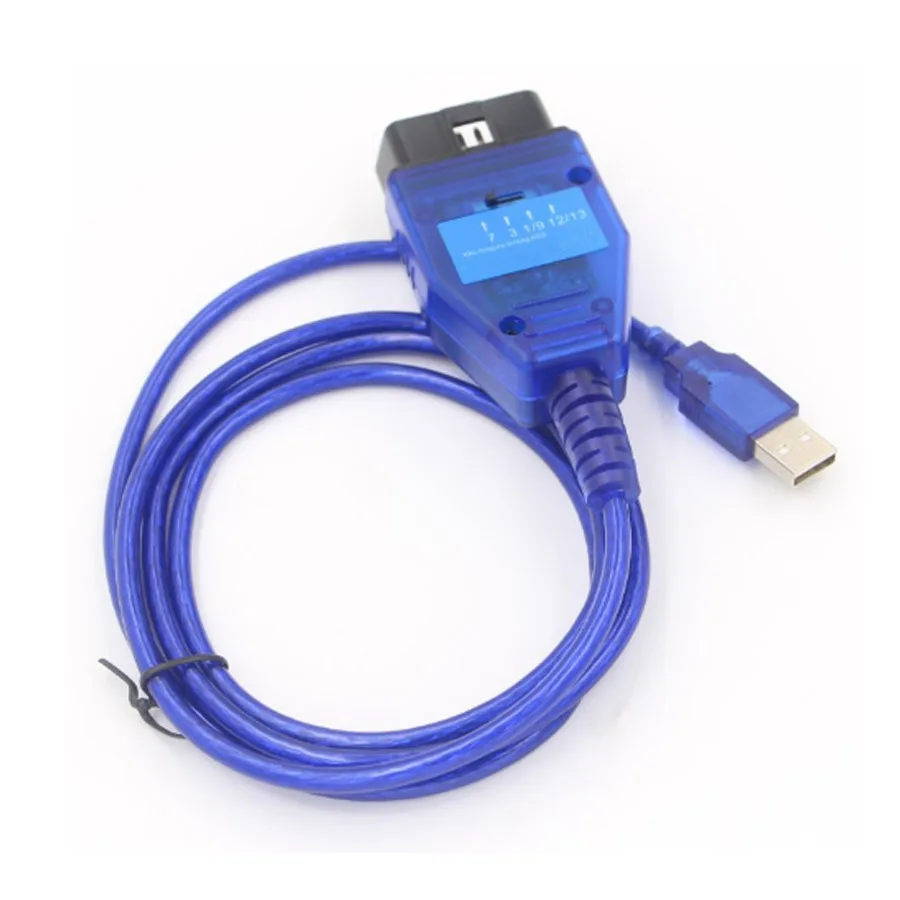 Автомобильный диагностический кабель OBD 2 с чипом FTDI для VAG 409 USB Fiat автомобильный