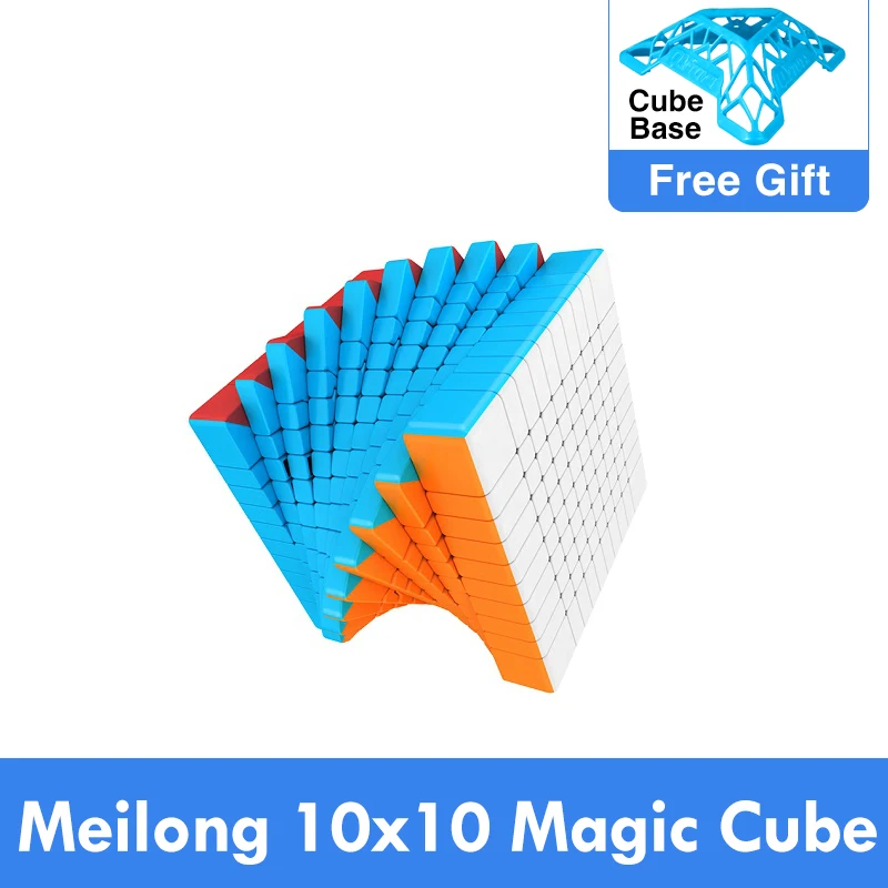 Волшебный пазл Moyu Mofangjiaoshi 10x10x10 Meilong 10x10 профессиональный скоростной магический