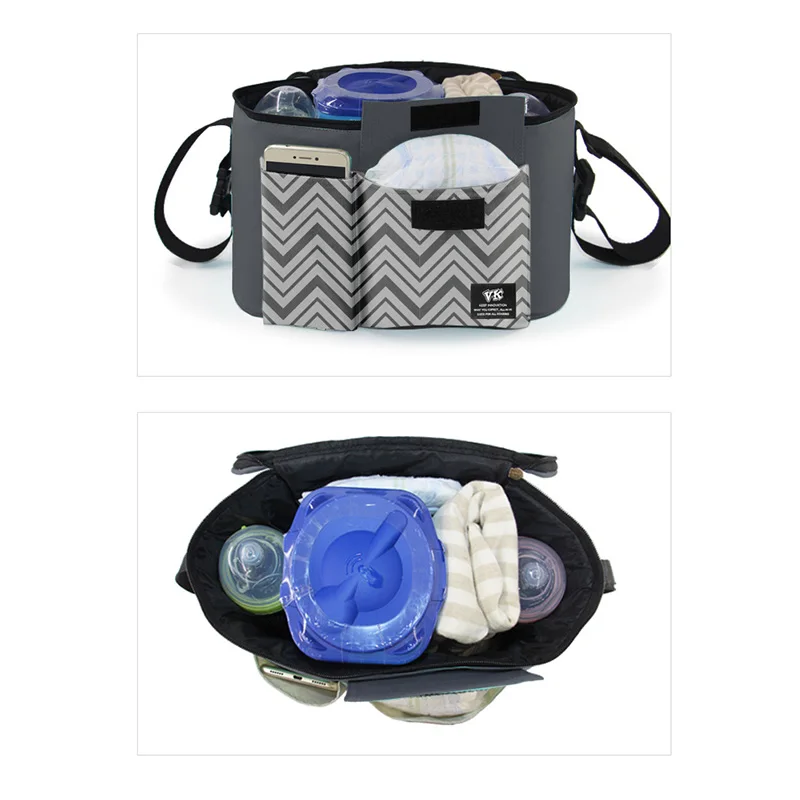 Органайзер для детской коляски сумка смены подгузников мам держатель чашки на