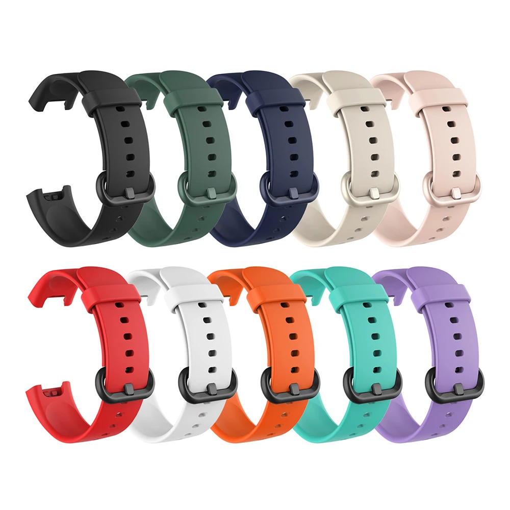 Силиконовый ремешок для Xiaomi Mi Watch Lite глобальная версия сменный спортивный