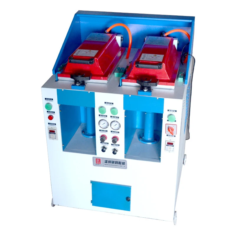

220V Fully Automatic Double Head Cover Type Press Machine Pneumatic Sole Bottom Press Machine Universal Bottom Press Machine 80W