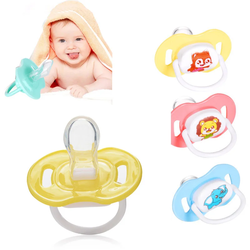 1@#1Pcs Cartoon Sleeping Soft Silicone Pacifiers Pattern Random Kids Hot Comfortable Nipple Newborn Babys Baby | Мать и ребенок