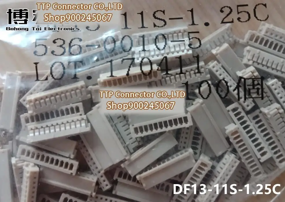 

1000 шт./лот соединительный элемент, пластиковая оболочка, 11 контактов, 1,25 мм, 100% новый и оригинальный