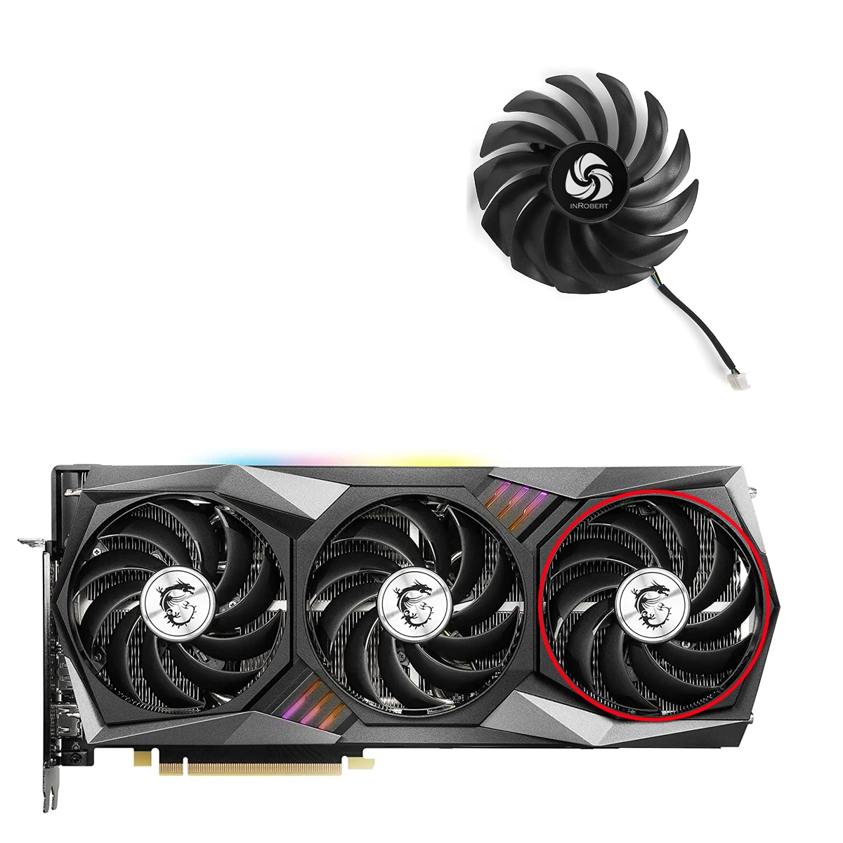 diy fan pld09210b12hh 90mm graphics card fan replacement for msi rtx 3070 3080 3090 suprim x gaming gpu free global shipping