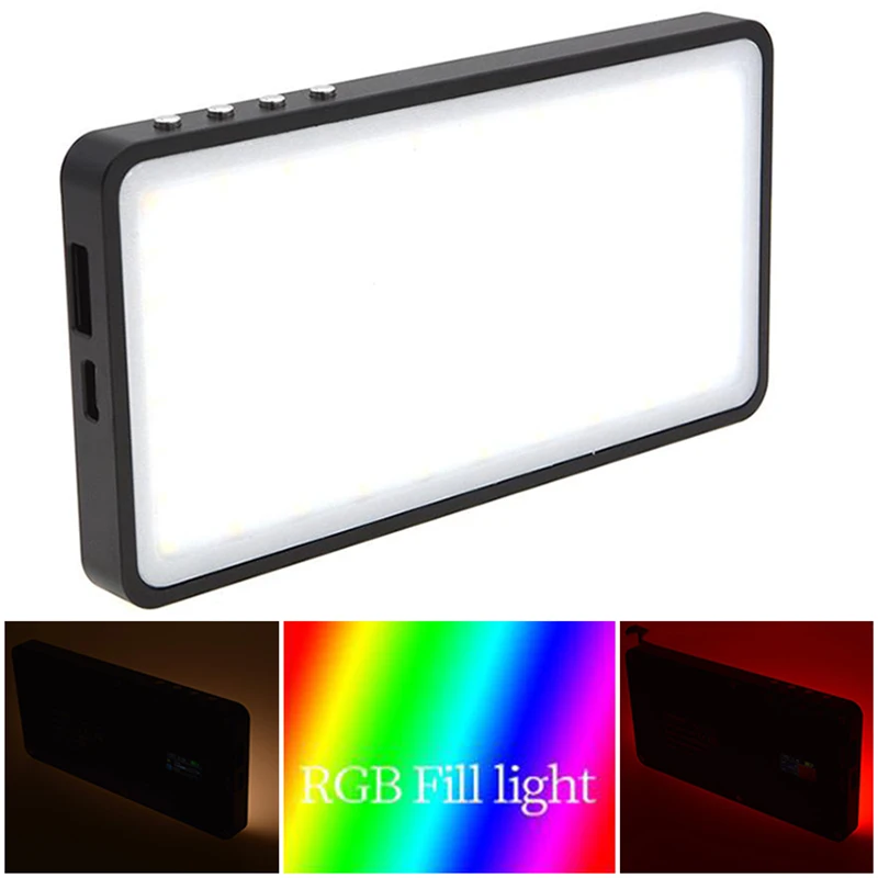 

Светильник для видеосъемки VE LED GE VLD-02 3000K-6500K Цветовая температура Vlog заполняющий свет 4500 мАч встроенный аккумулятор для фотостудии