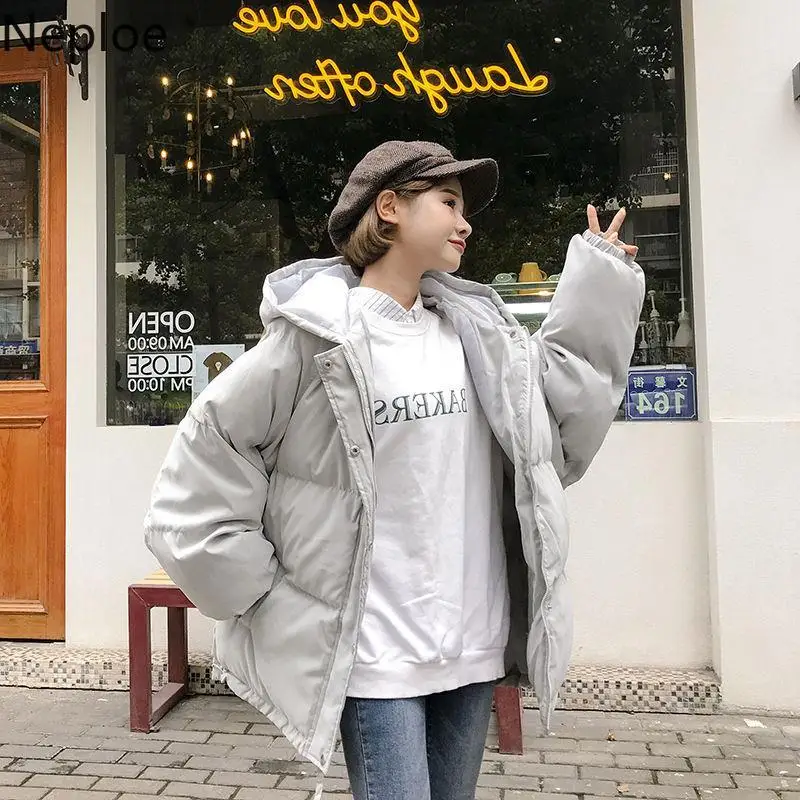 Зимнее женское хлопковое пальто Neploe новинка 2020 Корейская Свободная куртка