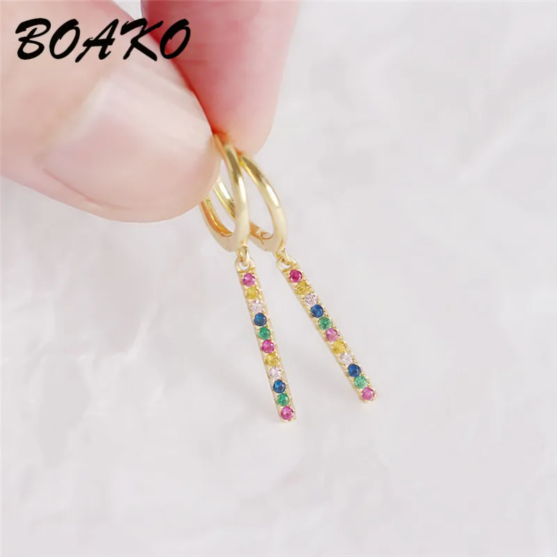 Женские серьги из серебра 925 пробы с фианитами | Украшения и аксессуары